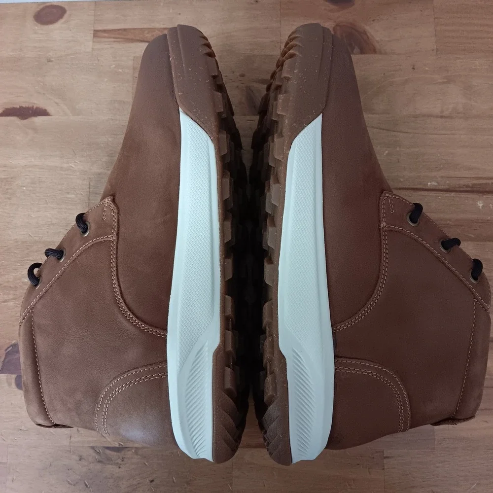 Florsheim Trailmix Chukka Mens 7.5W Mocha New Leather Comfortech Boots 14424